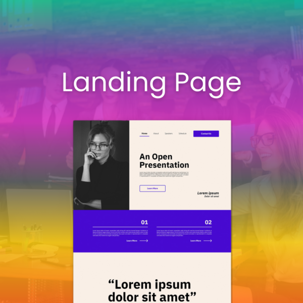 Landing page